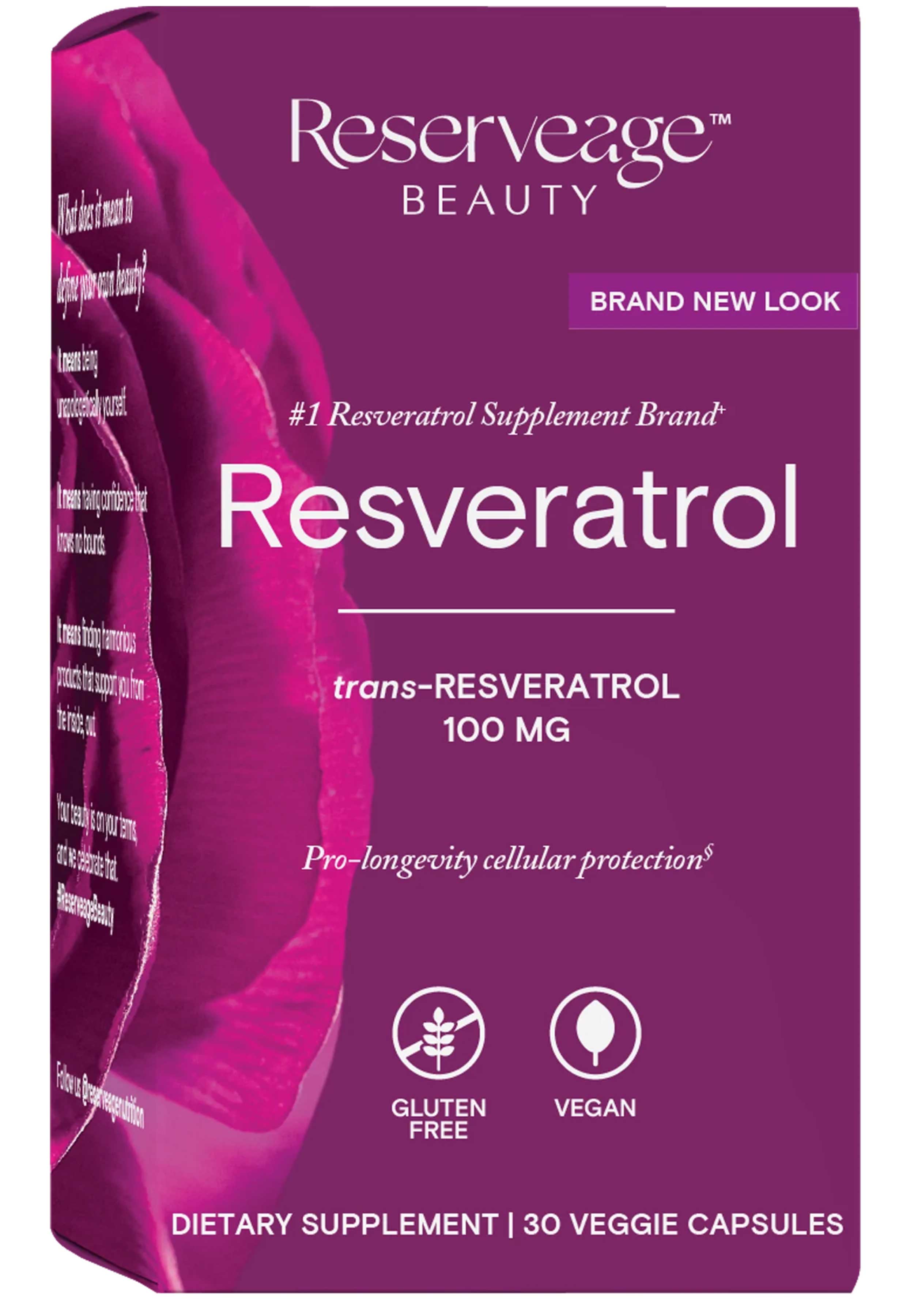Reserveage Nutrition Resveratrol 100 mg