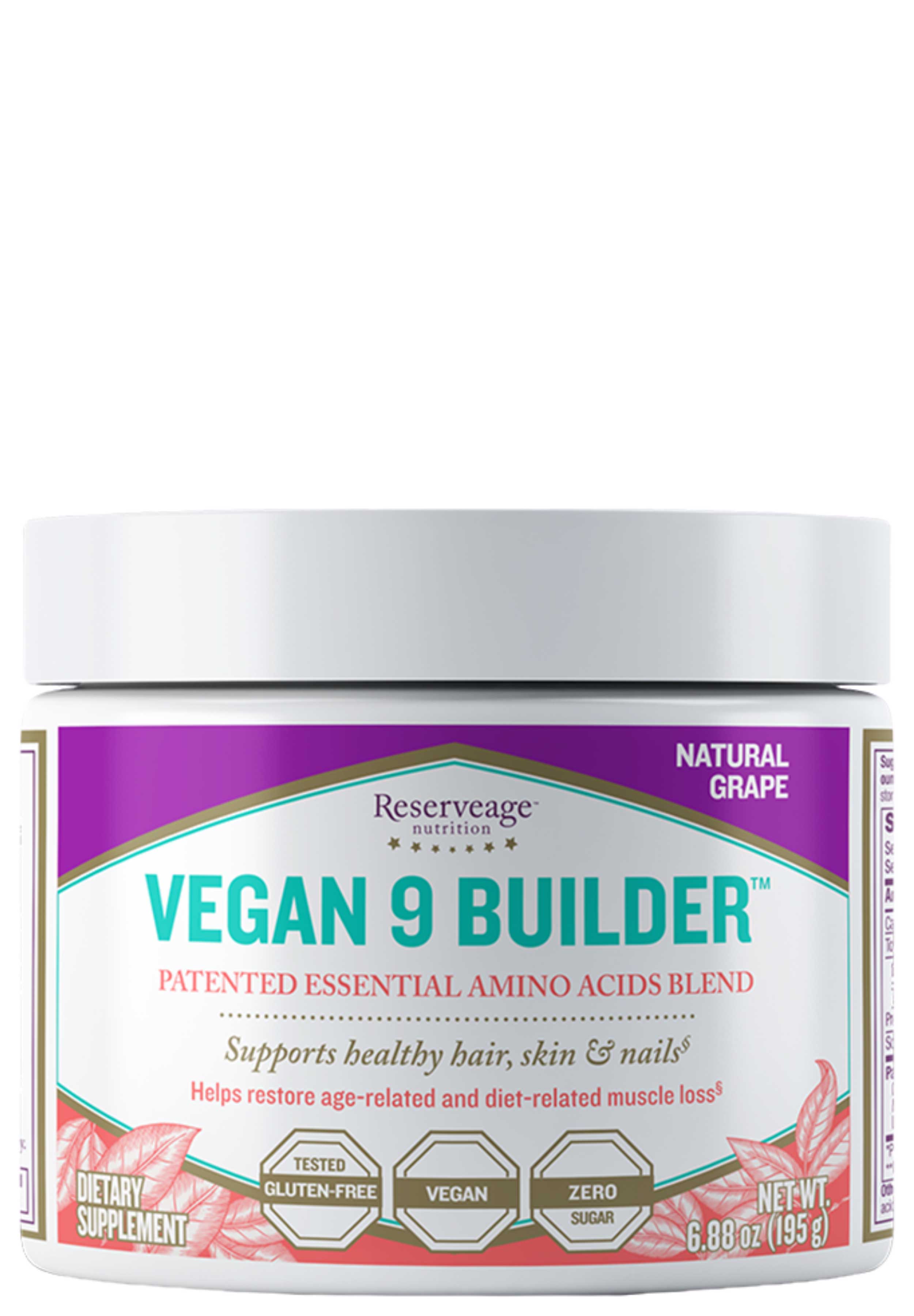 Reserveage Nutrition Vegan 9 Builder Powder