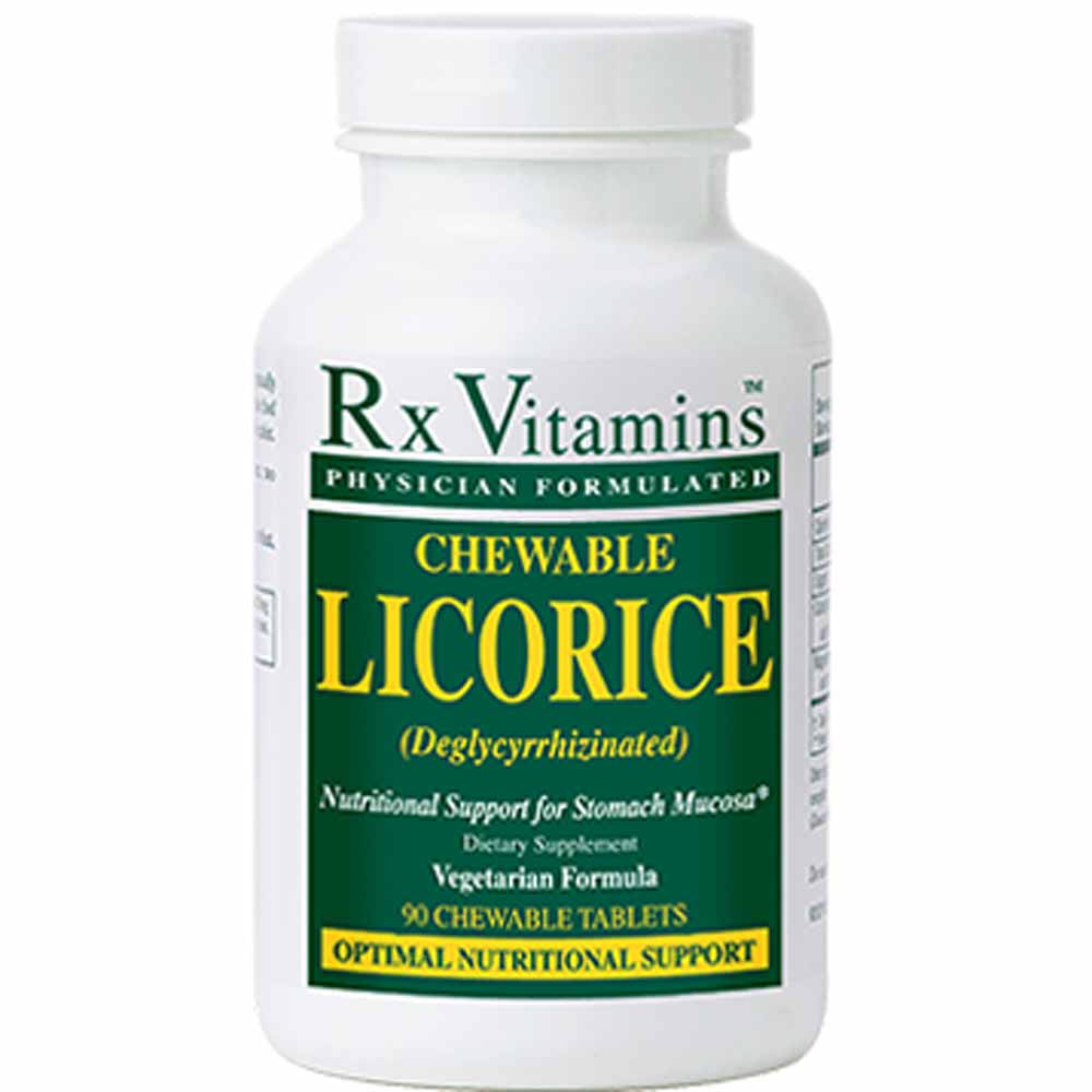 Rx Vitamins Chewable Licorice DGL