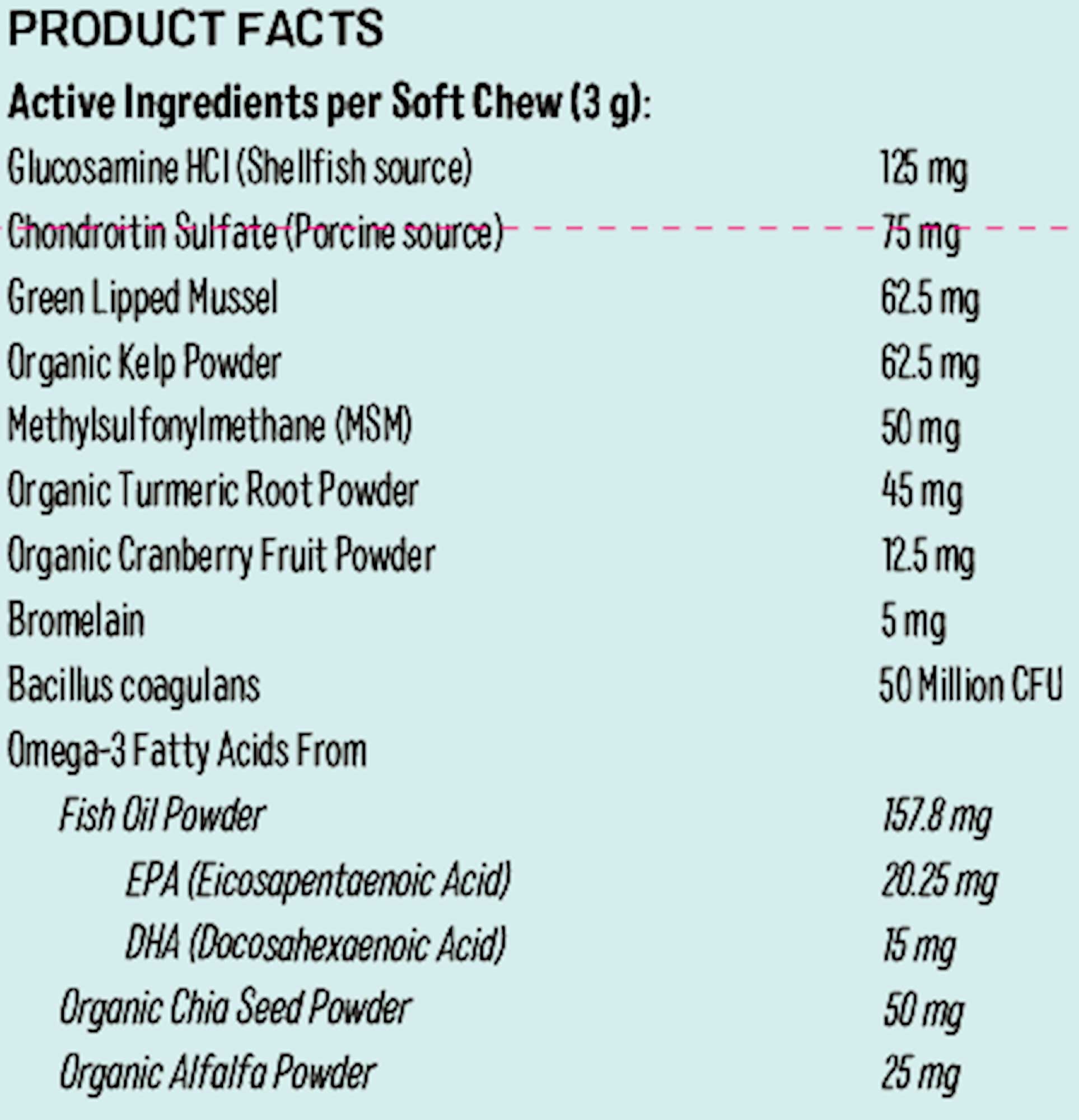 SmartyPants Adult Formula - Peanut Butter Ingredients
