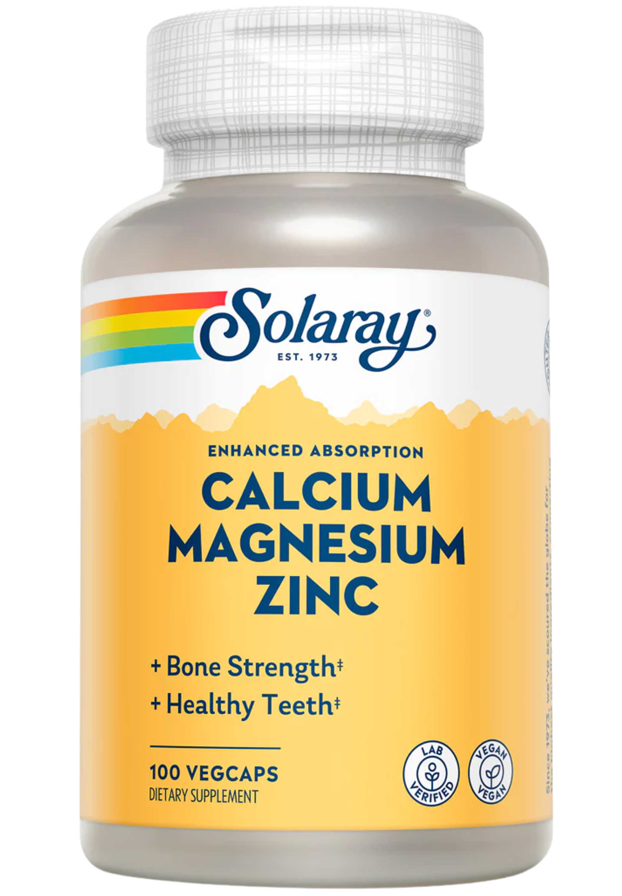 Solaray Calcium Magnesium Zinc 