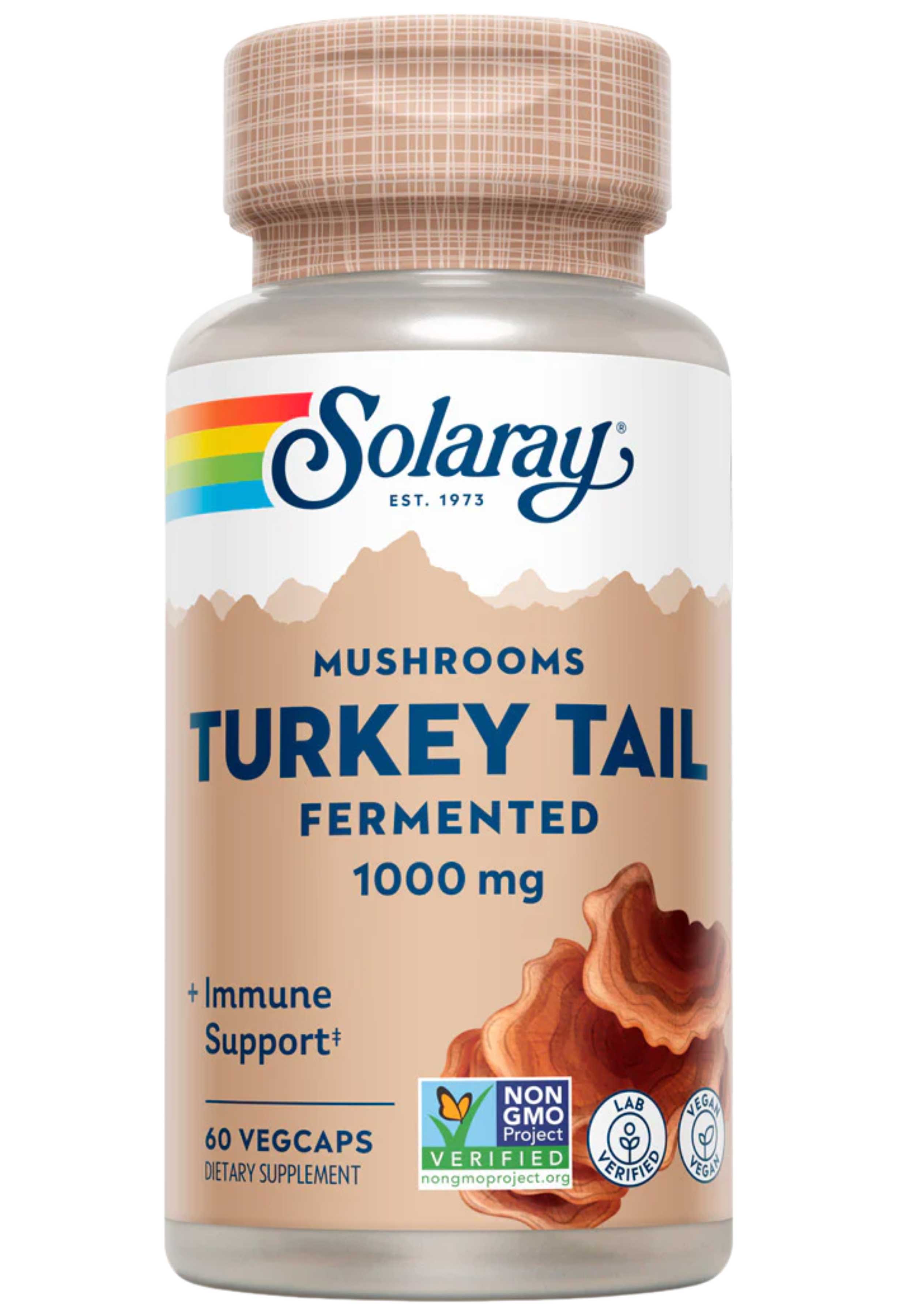 Solaray Fermented Organic Turkey Tail 1000 mg