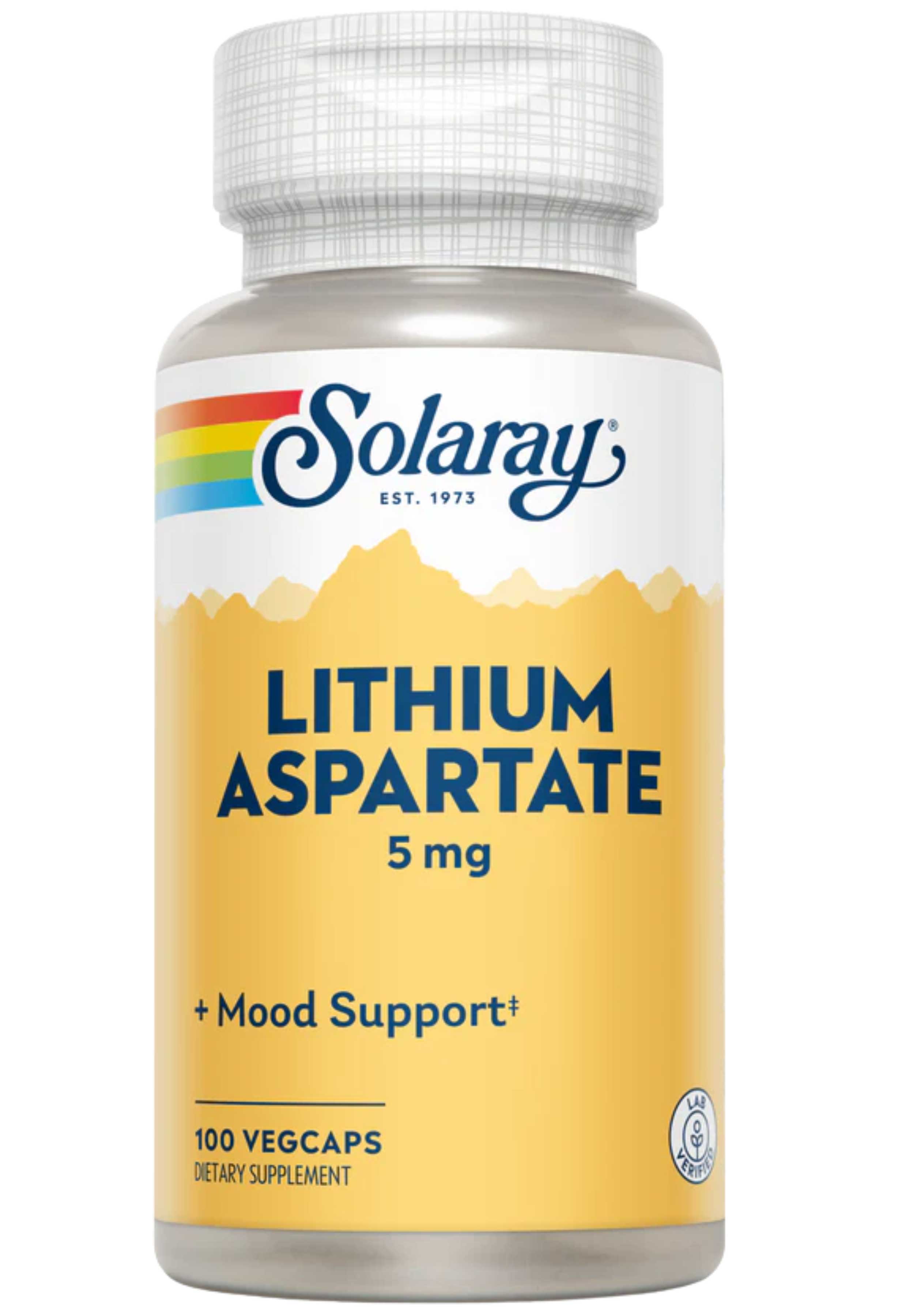 Solaray Lithium Aspartate 5 mg