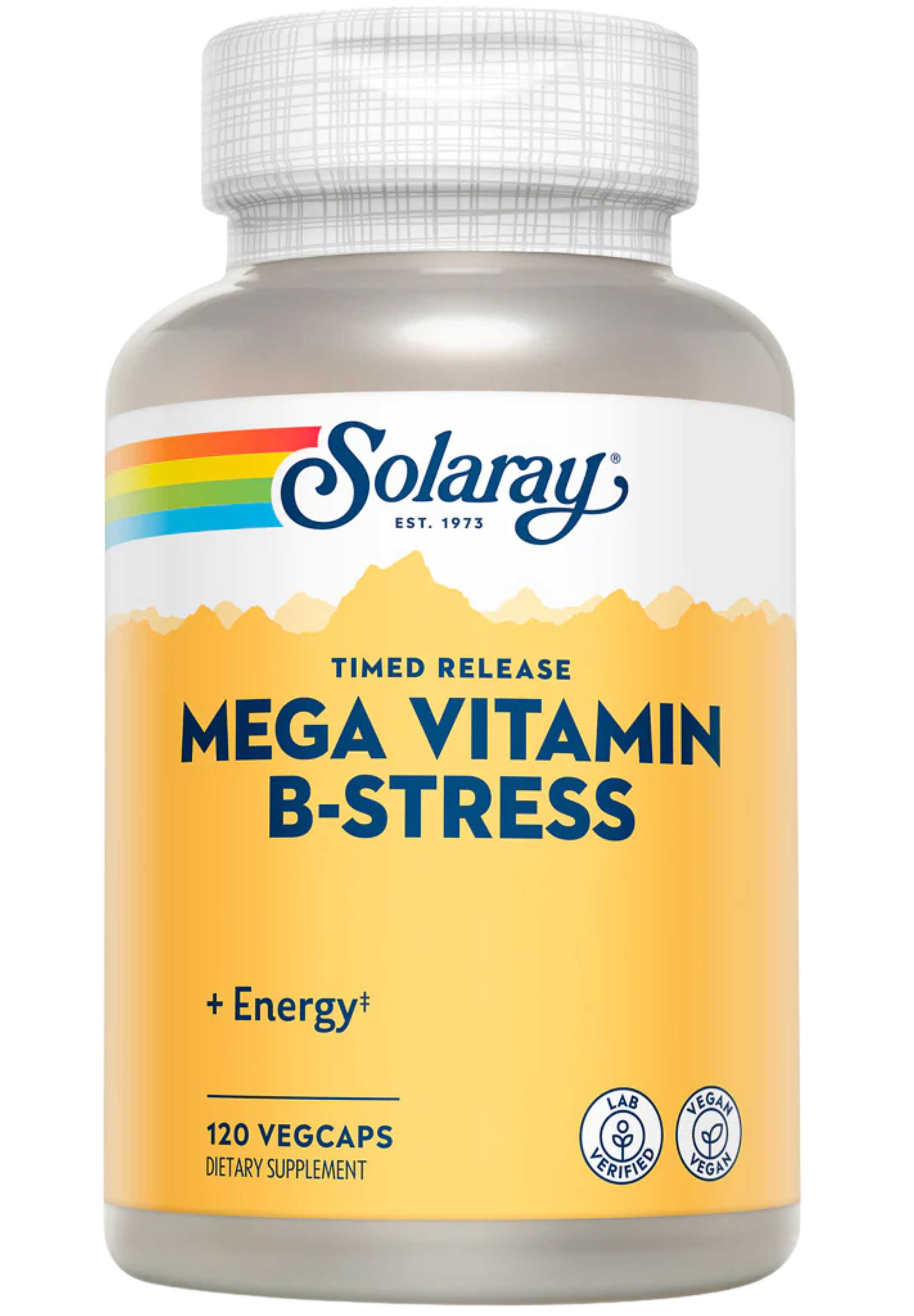 Solaray Mega Vitamin B-Stress Time Released