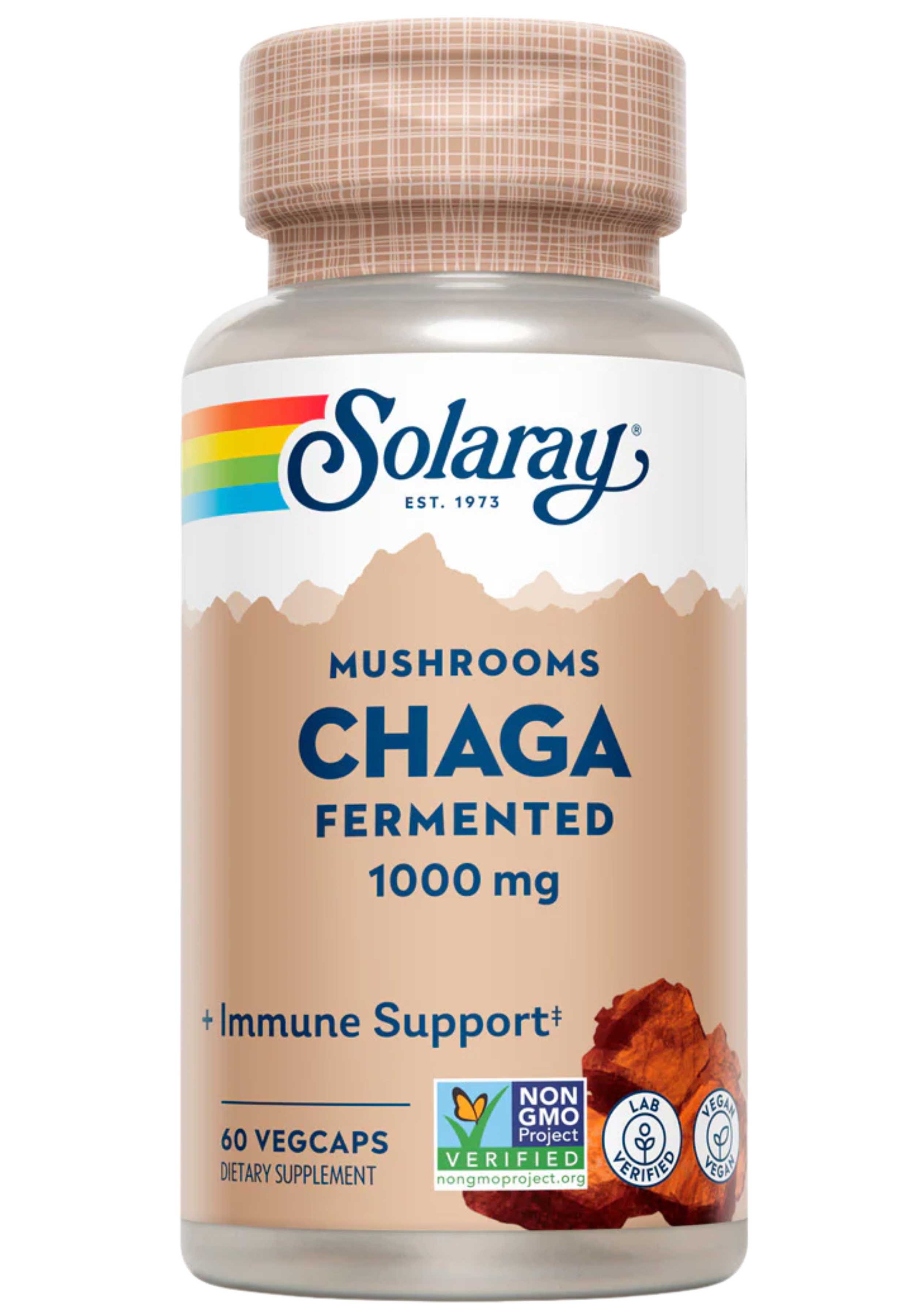 Solaray Chaga Fermented 1000 mg