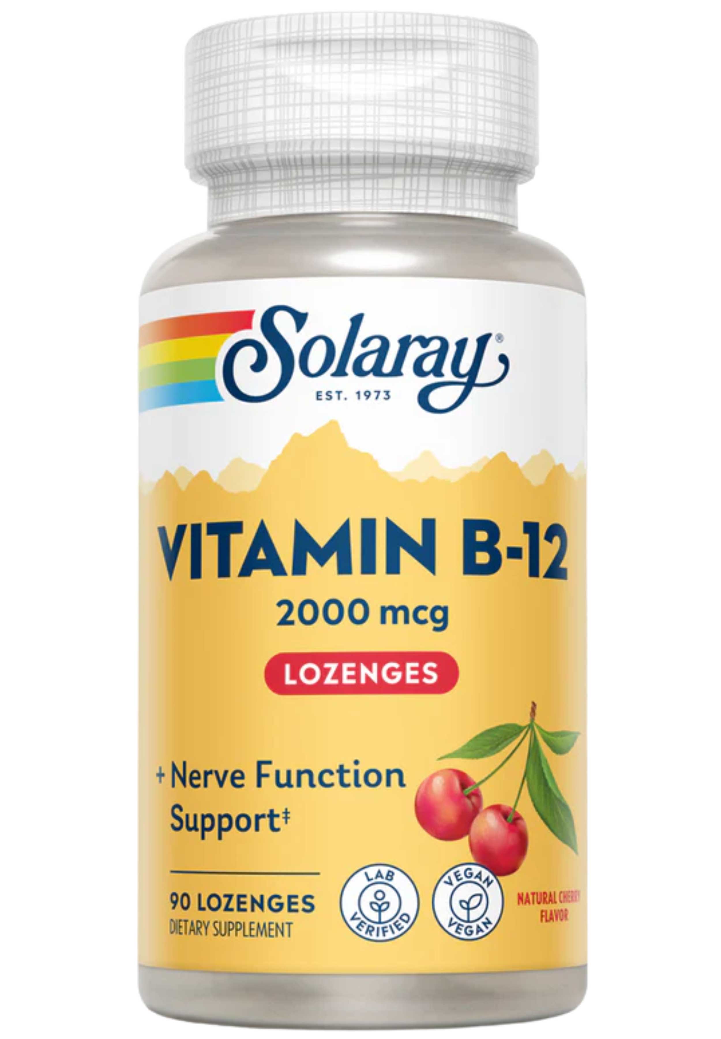 Solaray Vitamin B-12 2,000 mcg
