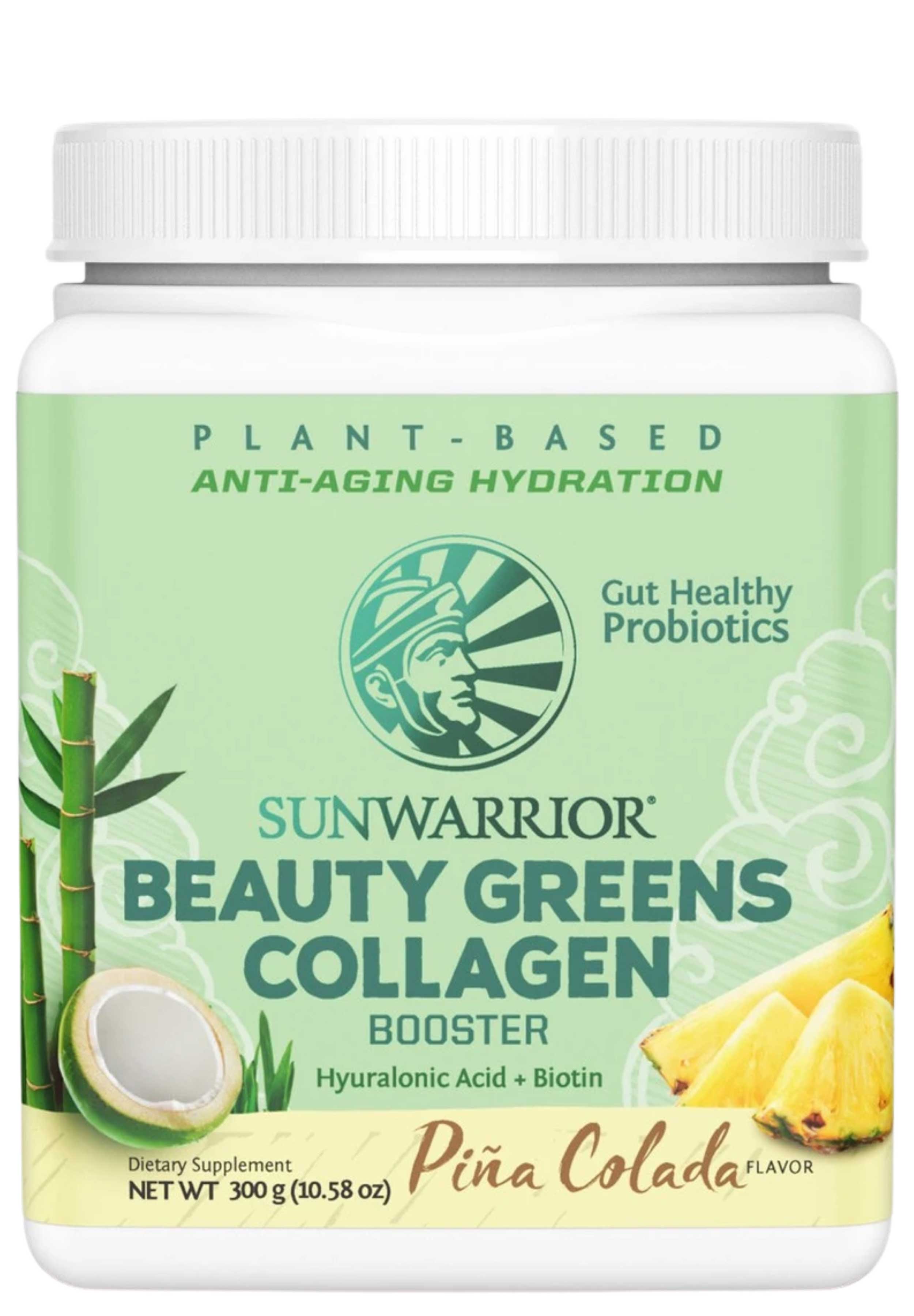 Sunwarrior Beauty Greens Collagen Booster Piña Colada
