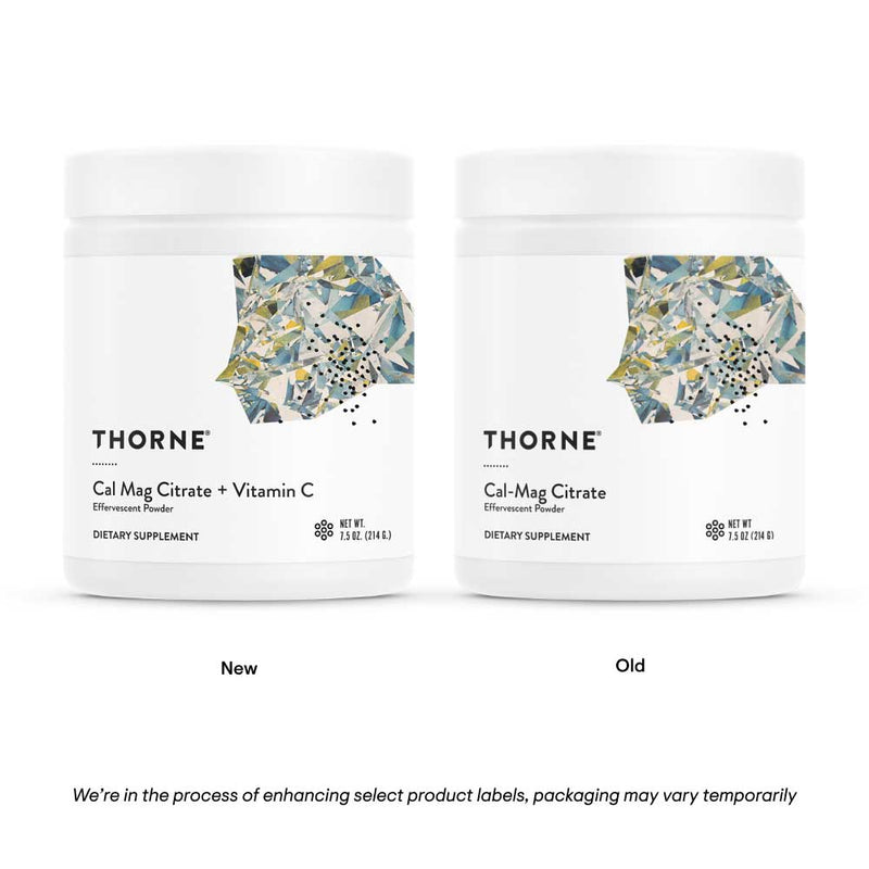 Thorne Research Cal Mag Citrate + Vitamin C (formerly Cal Mag Citrate Effervescent Powder)