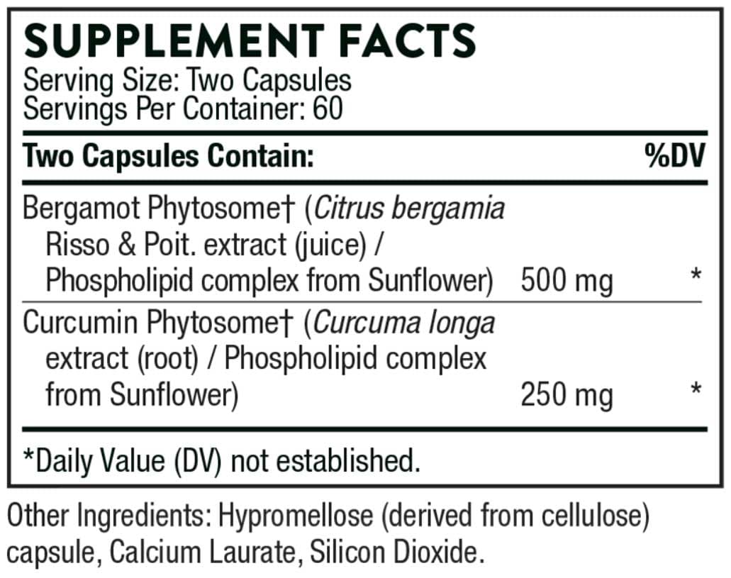 Thorne Research Metabolic Health Ingredients
