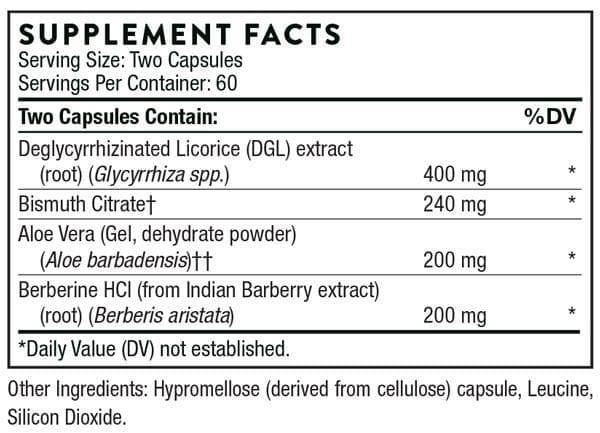 Thorne Research Pepti-Guard Ingredients