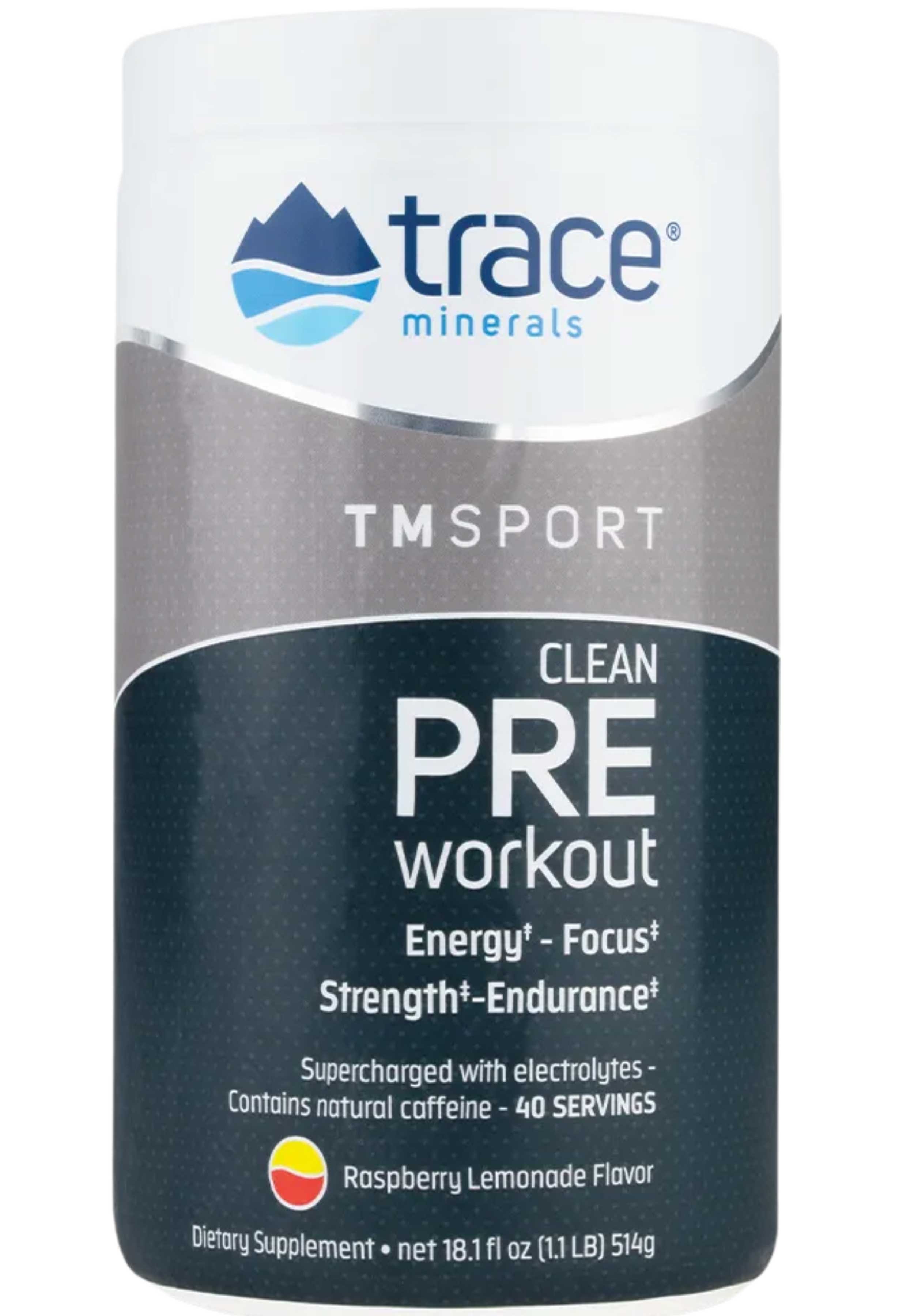 Trace Minerals Research Clean Pre Workout (Formerly TMRFIT Series Clean Pre Workout) 