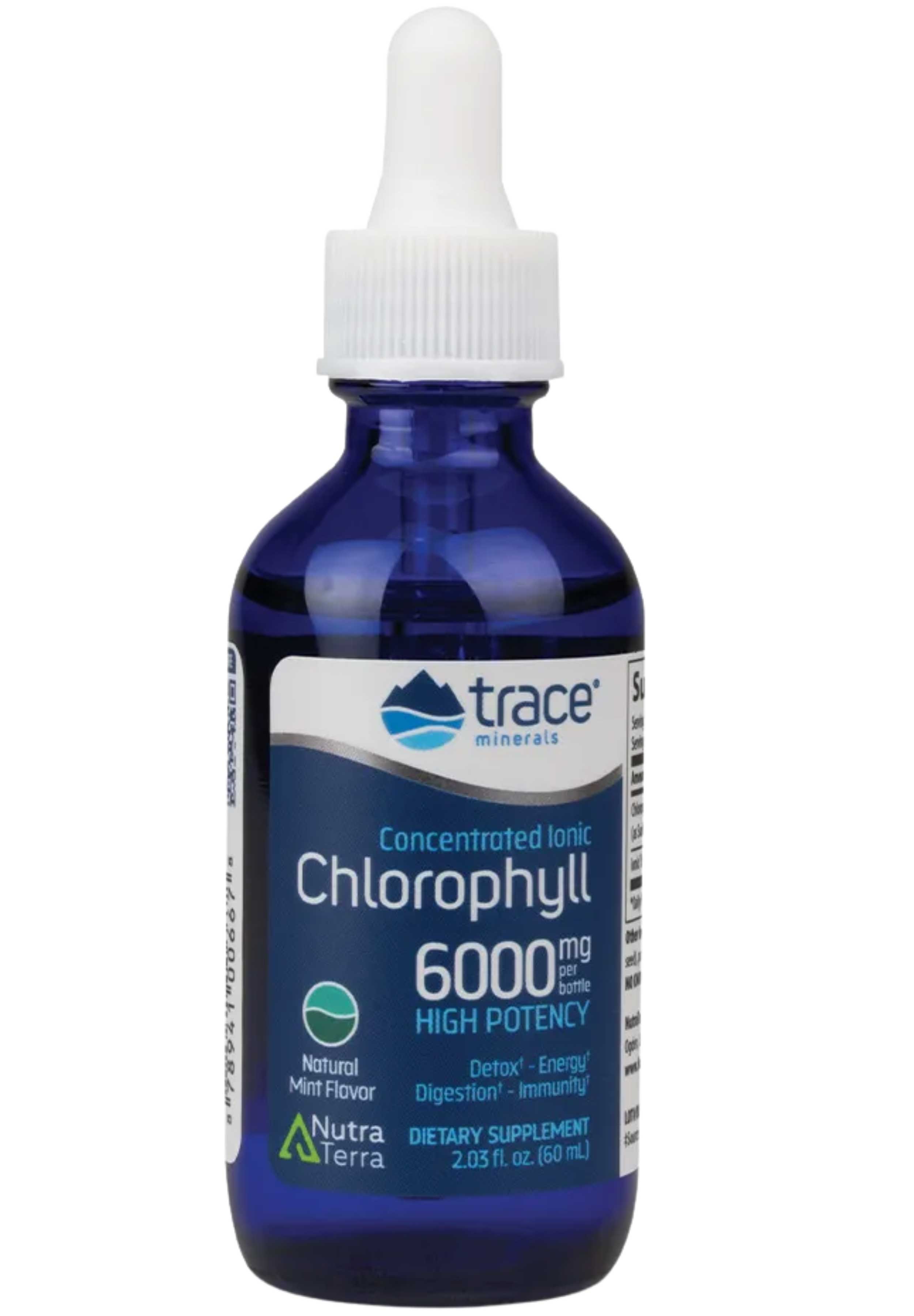 Trace Minerals Research Concentrated Ionic Chlorophyll High Potency 6000 mg