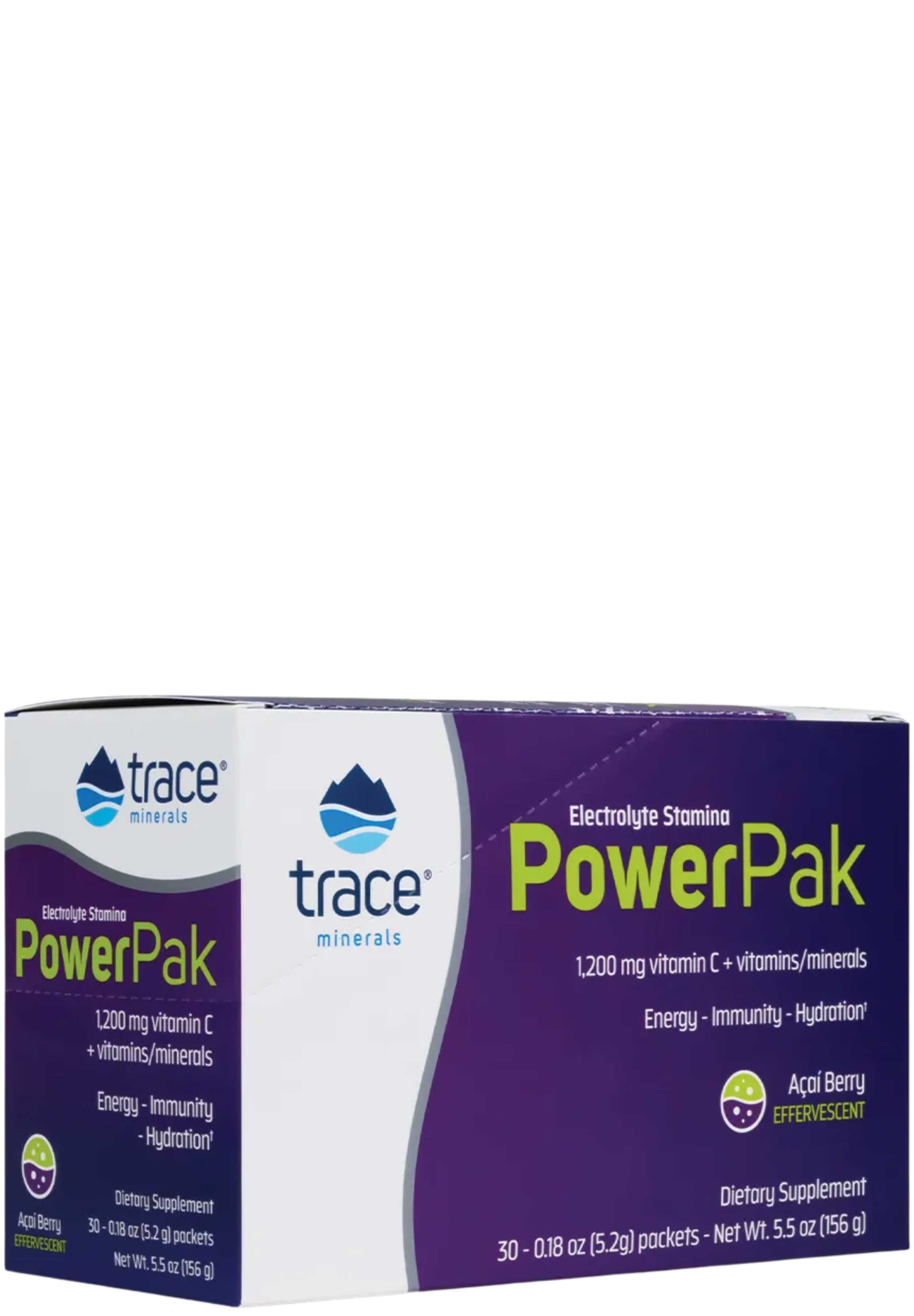 Trace Minerals Research Electrolyte Stamina Power Pak Acai Berry