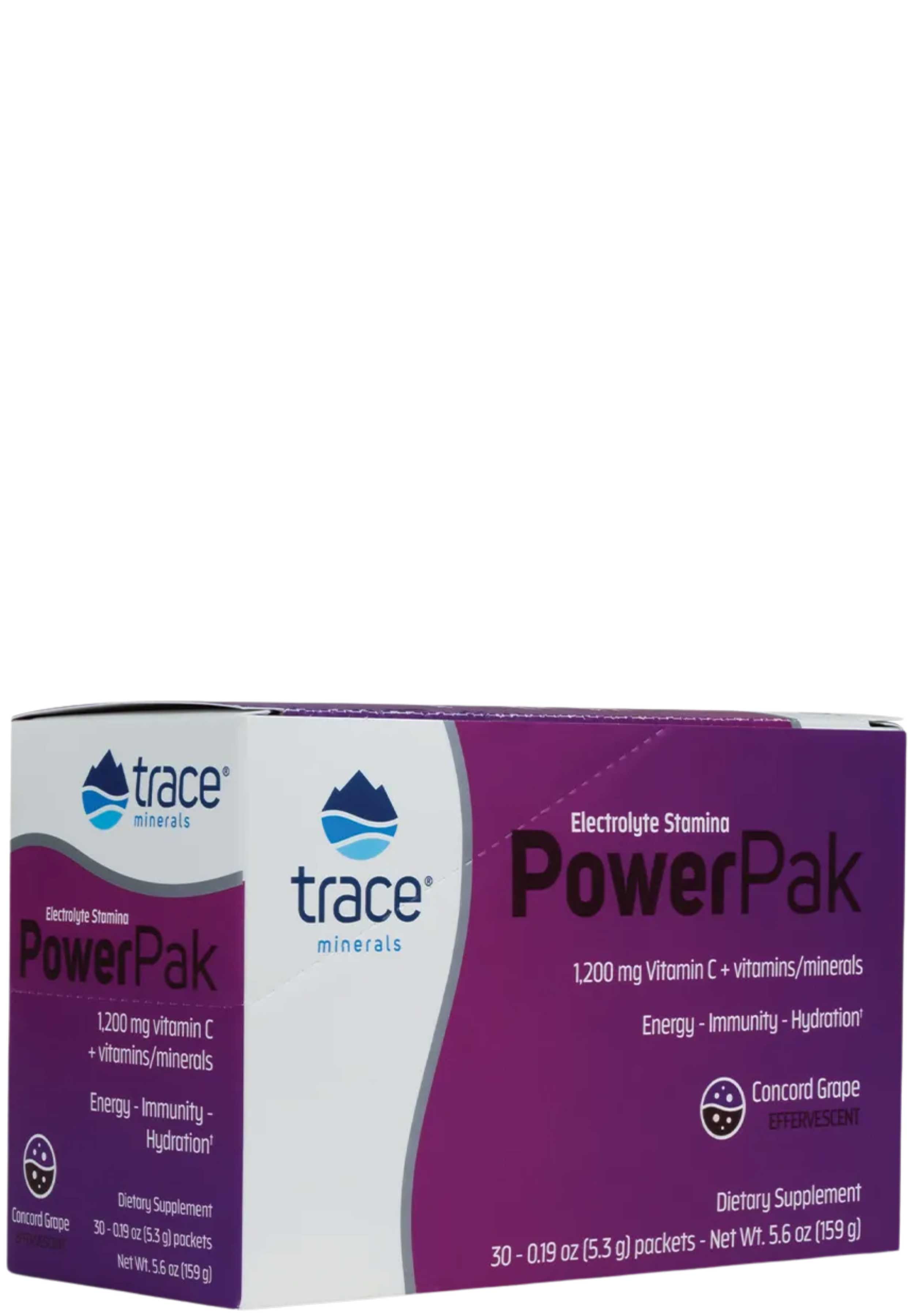 Trace Minerals Research Electrolyte Stamina Power Pak Concord Grape
