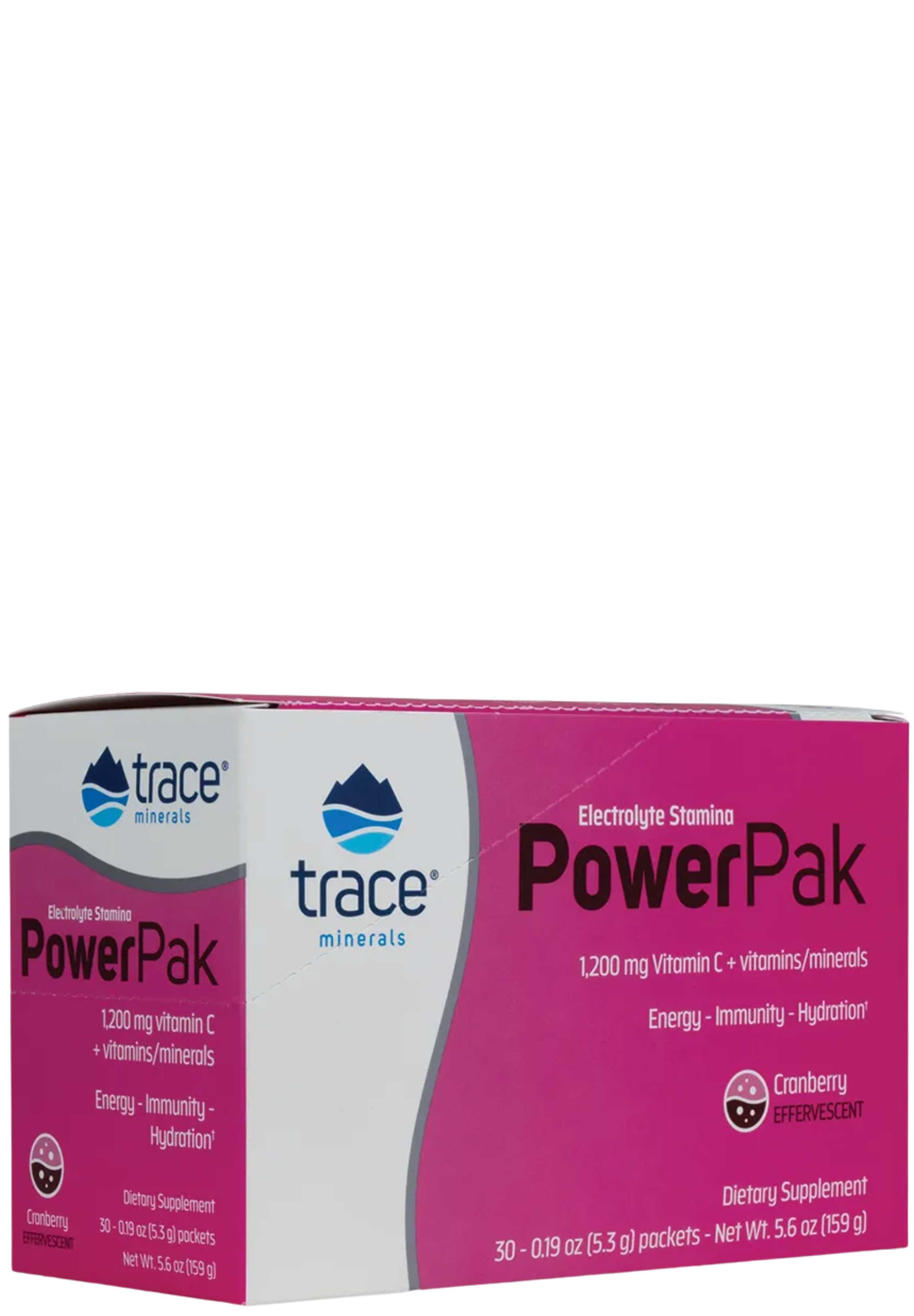 Trace Minerals Research Electrolyte Stamina Power Pak Cranberry