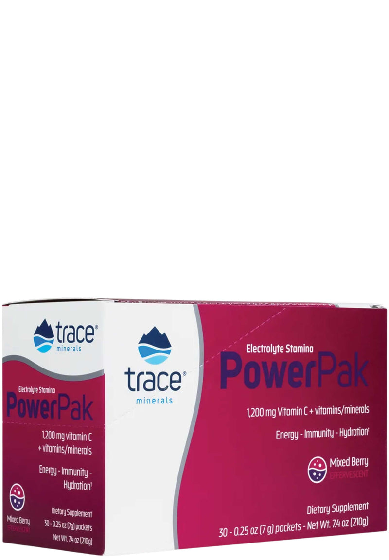 Trace Minerals Research Electrolyte Stamina Power Pak Mixed Berry