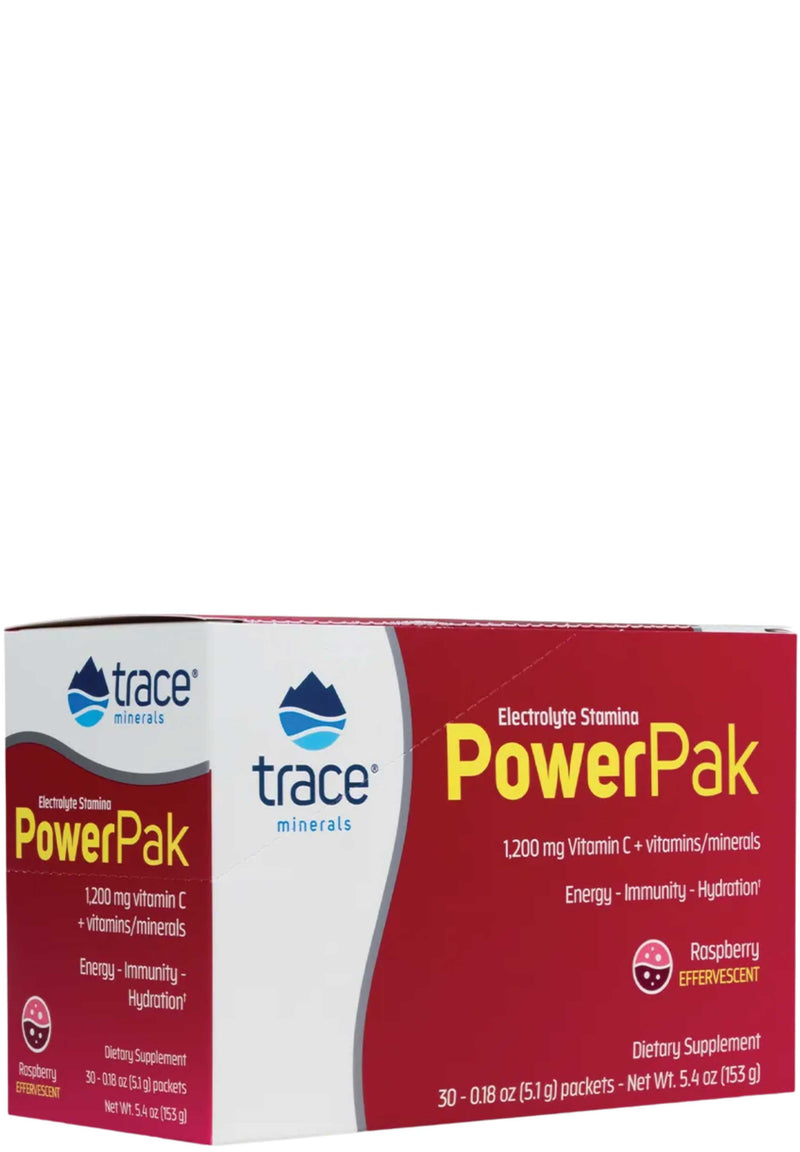 Trace Minerals Research Electrolyte Stamina Power Pak Raspberry