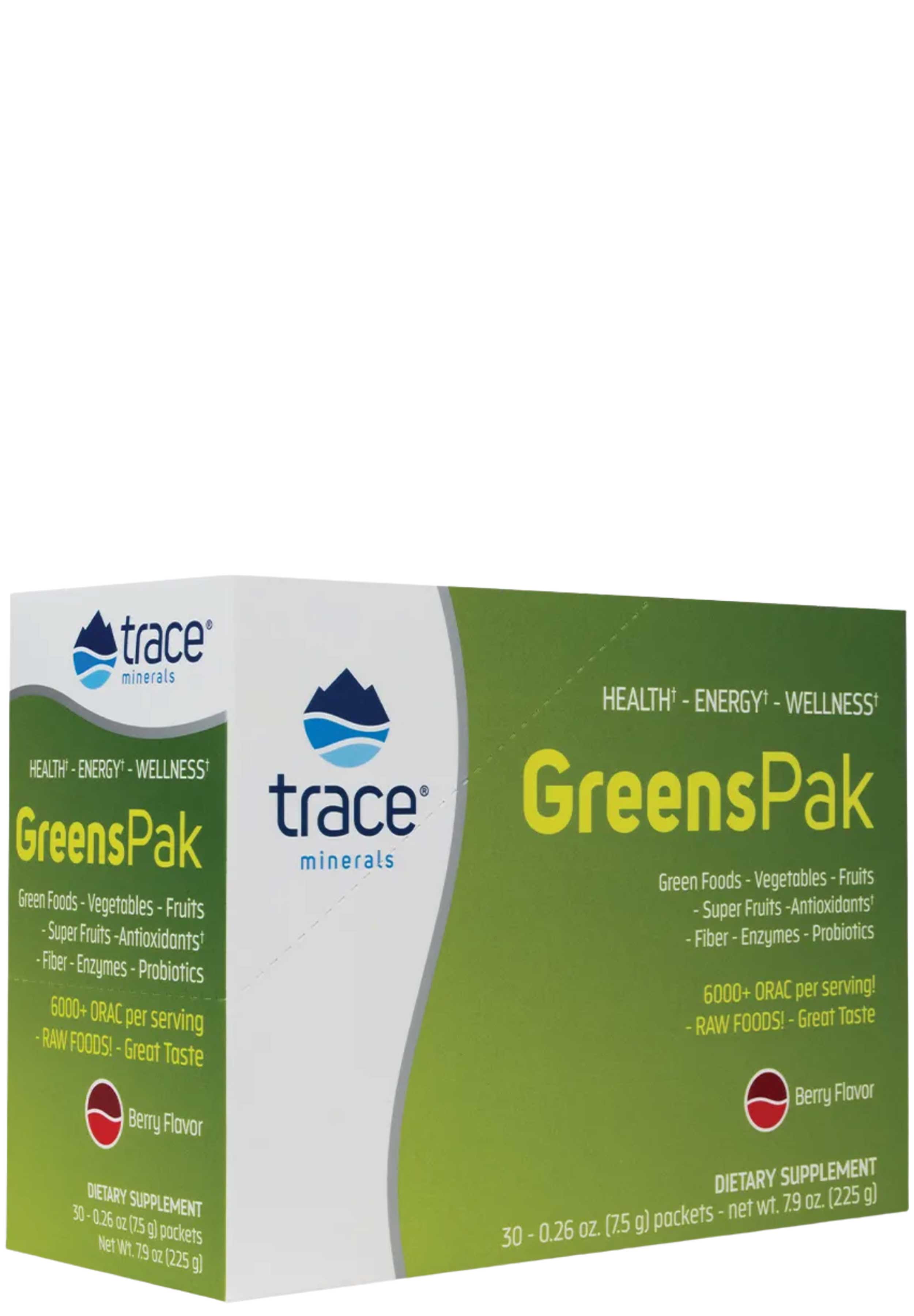 Trace Minerals Research Greens Pak Berry