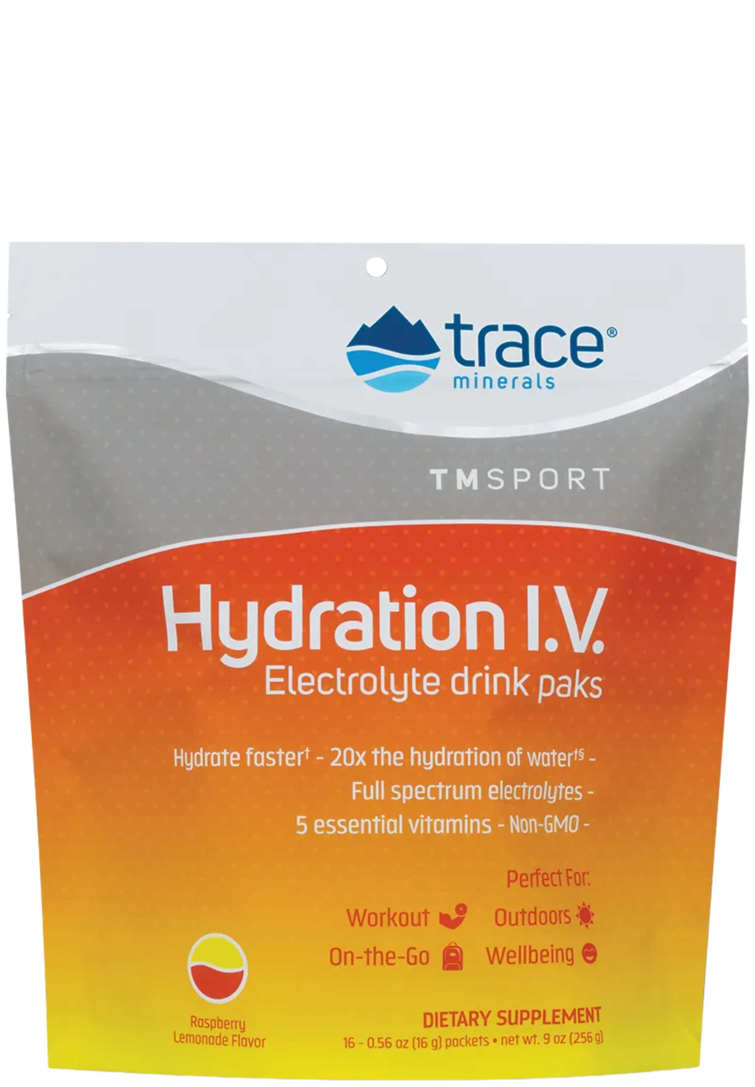 Trace Minerals Research Hydration I.V. Electrolyte Drink Paks