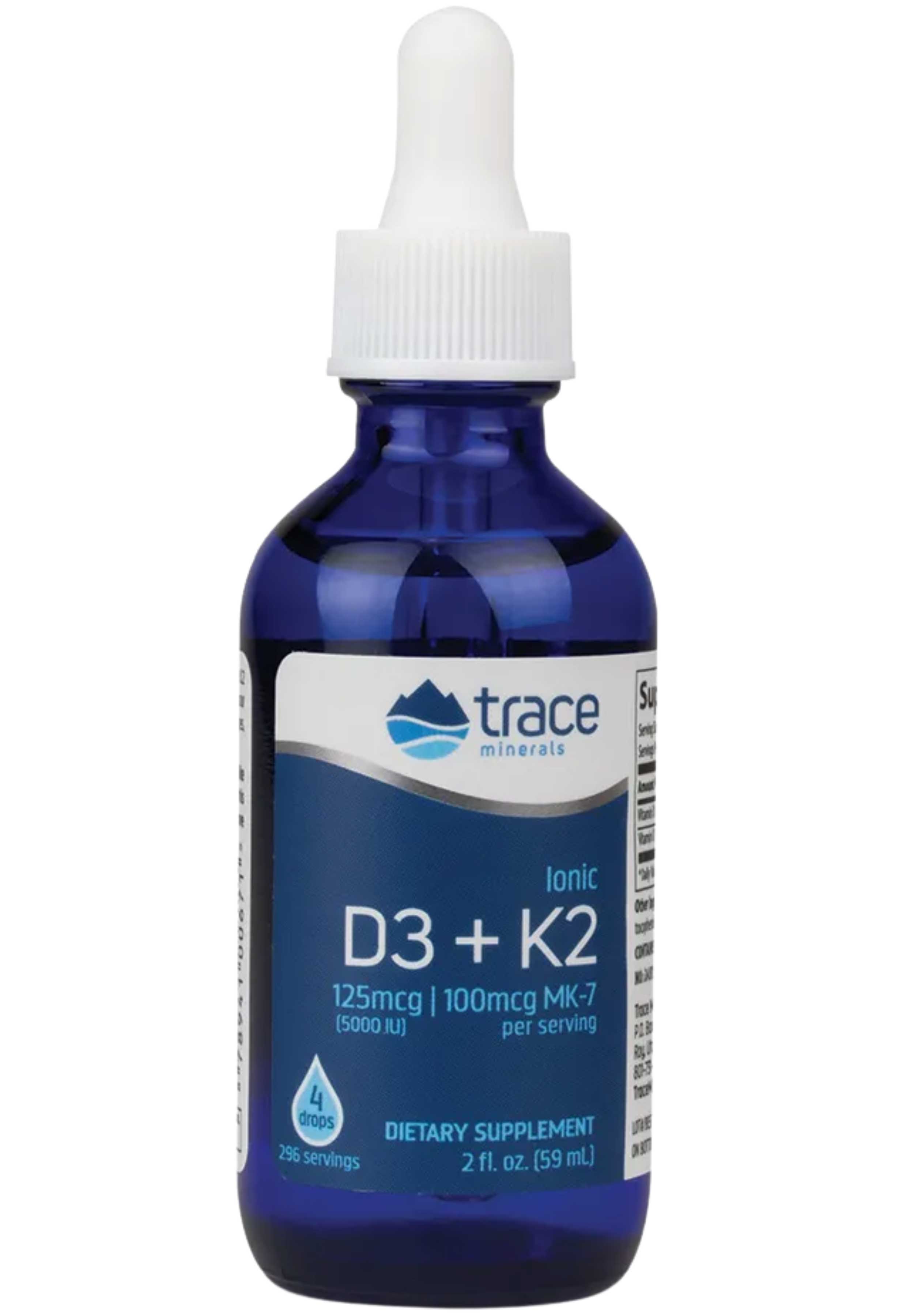 Trace Minerals Research Ionic D3 + K2