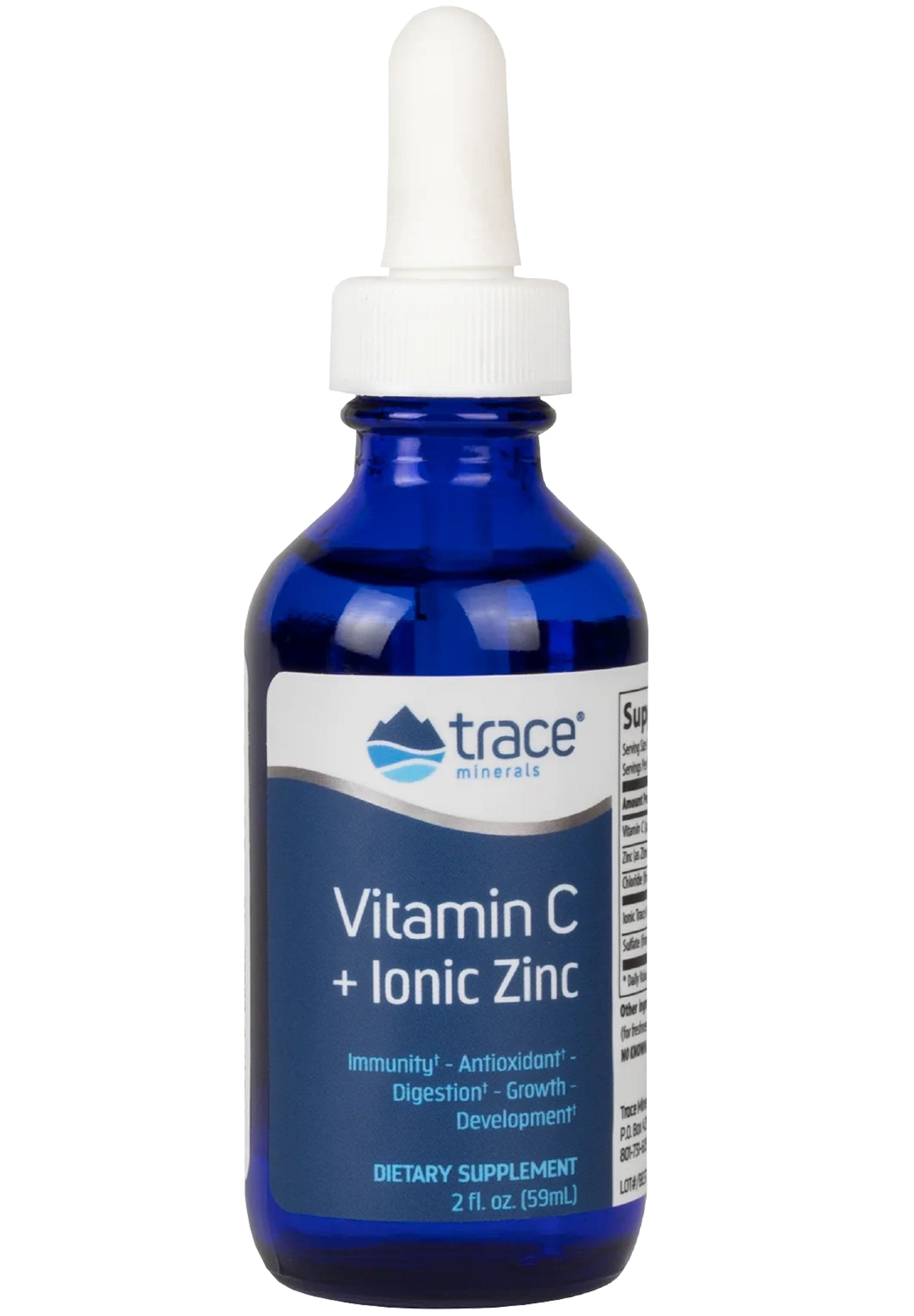Trace Minerals Research Liquid Ionic Vitamin C + Ionic Zinc