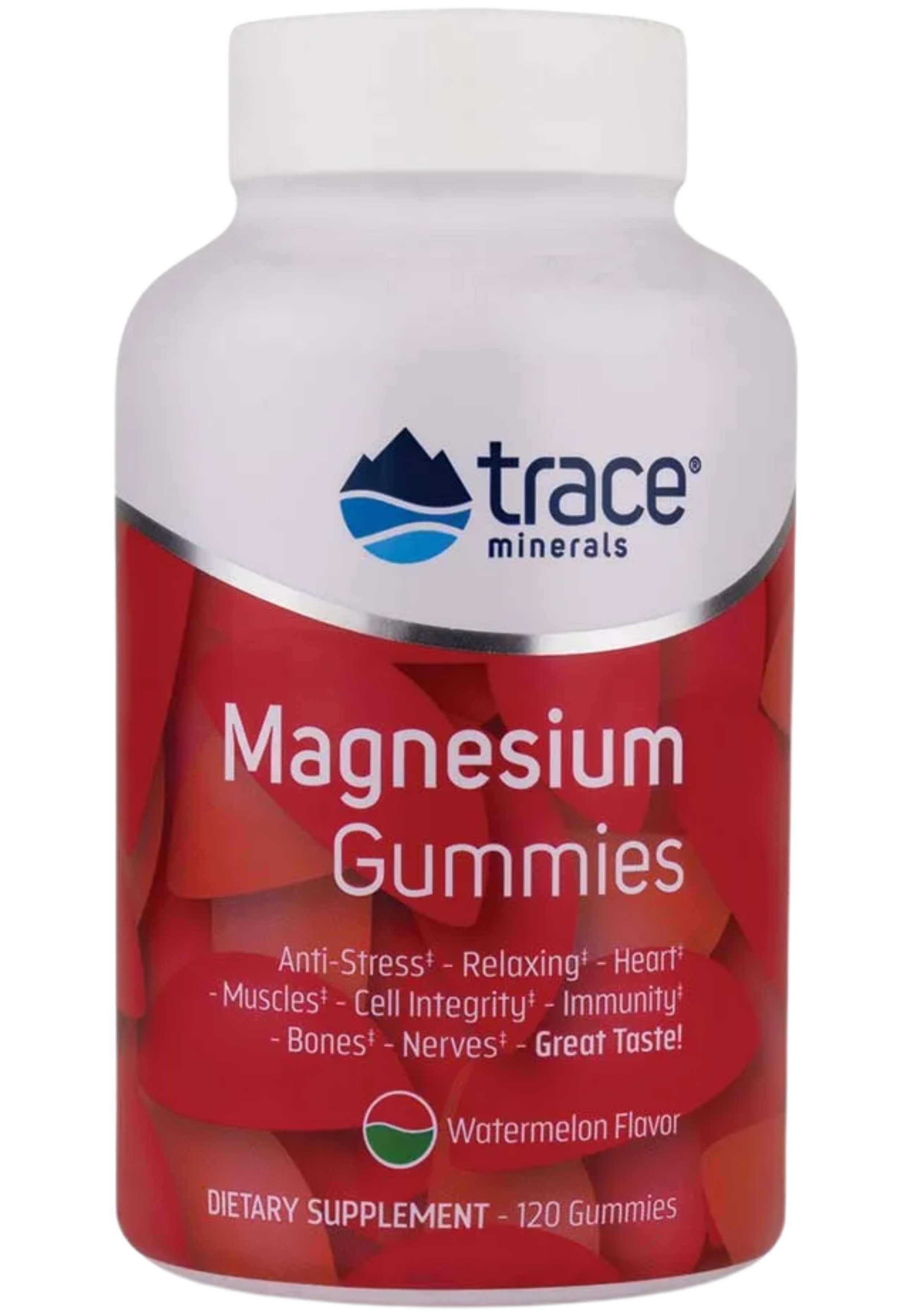 Trace Minerals Research Magnesium Gummies Watermelon 