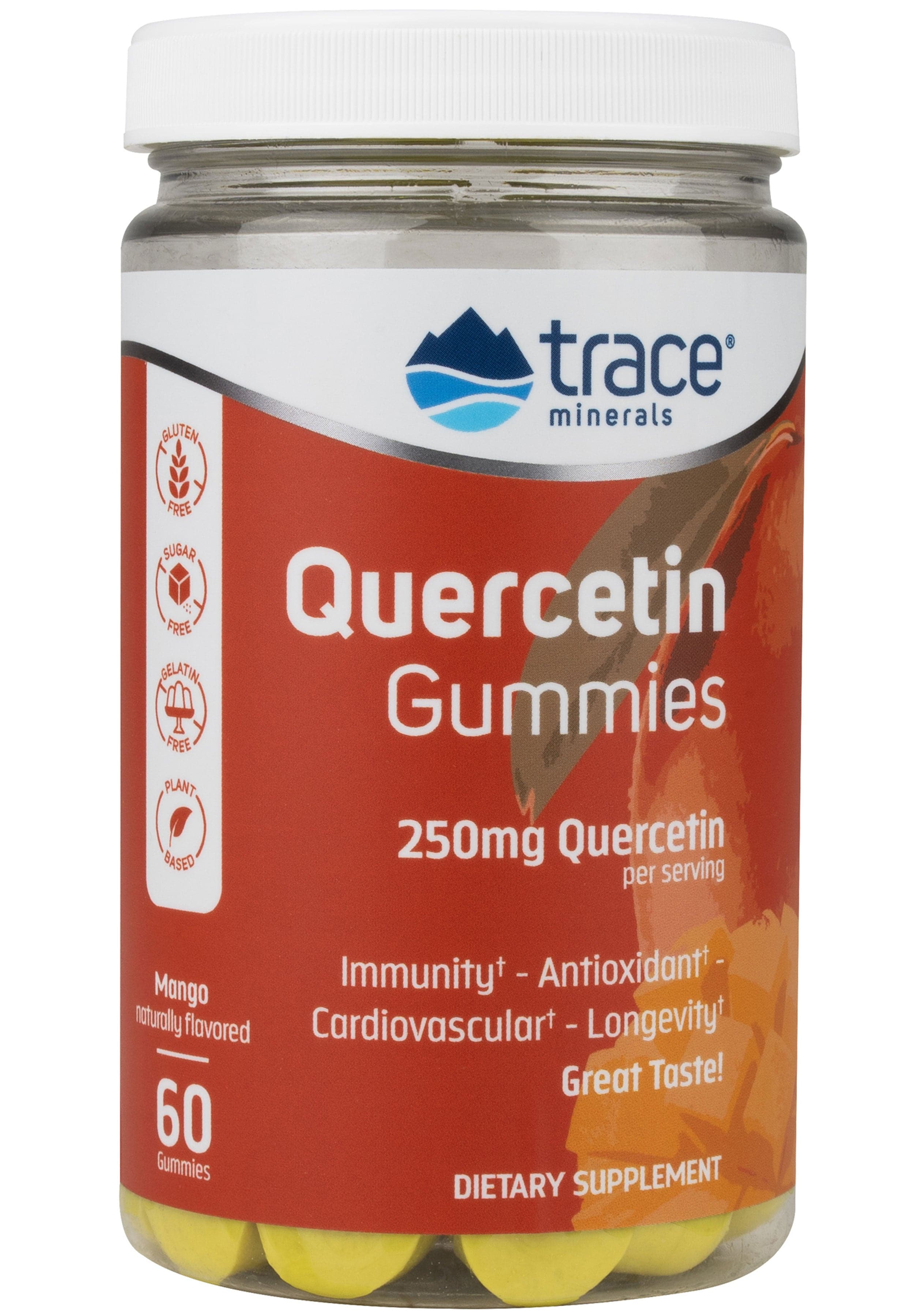 Trace Minerals Research Quercetin Gummies 250 mg