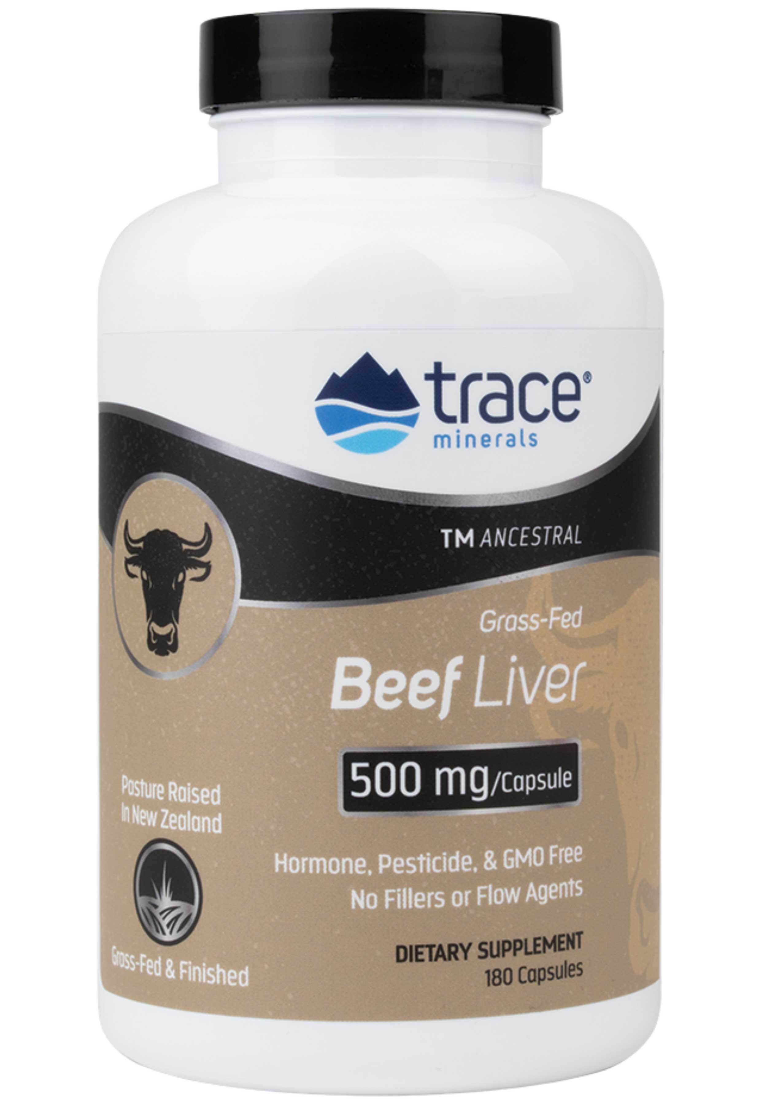 Trace Minerals Research TMAncestral Beef Liver Capsules 