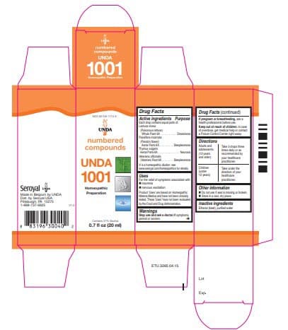 UNDA #1001 Label