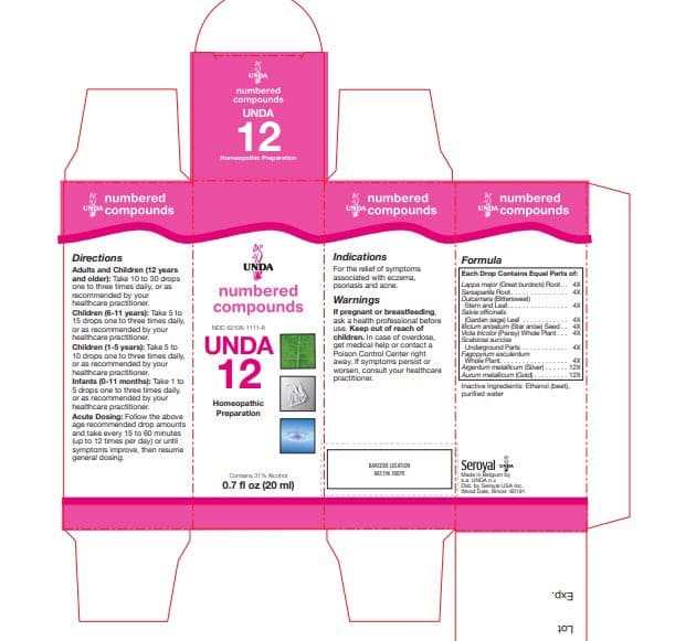 UNDA #12 Label