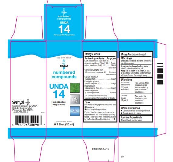 UNDA #14 Label