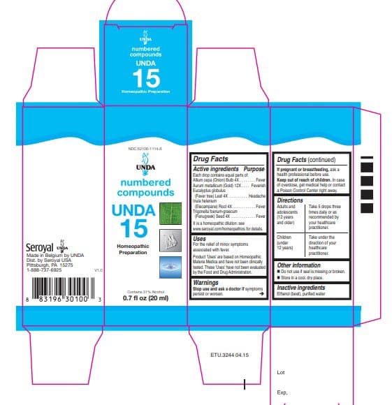 UNDA #15 Label