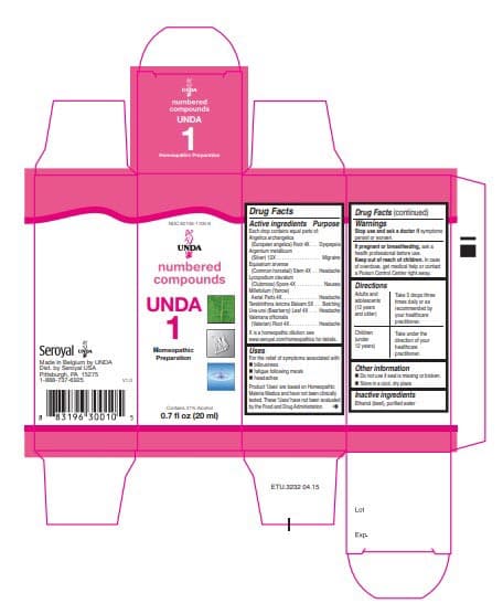 UNDA #1 Label