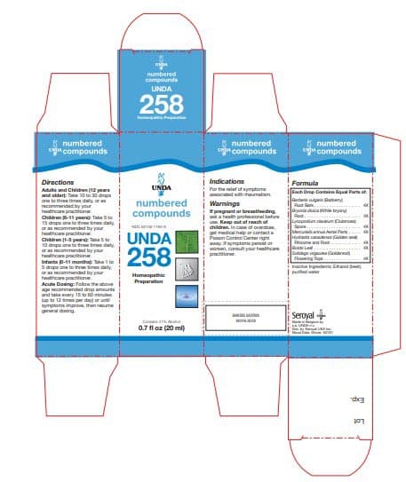 UNDA #258 Label
