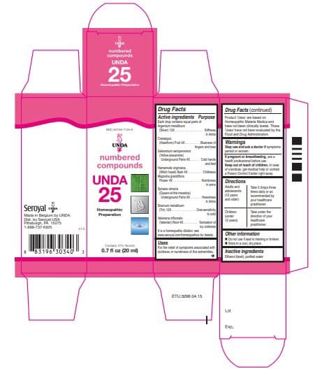 UNDA #25 Label