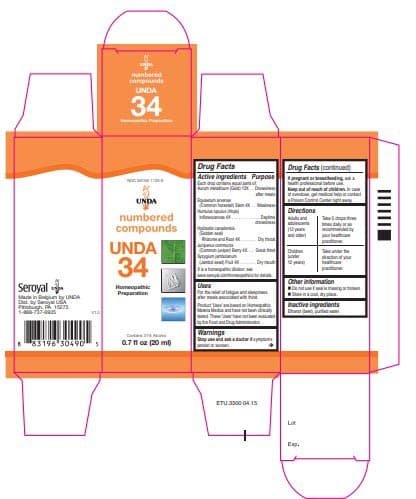 UNDA #34 Label