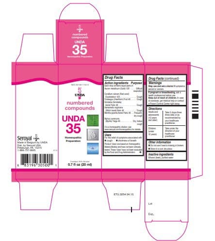 UNDA #35 Label
