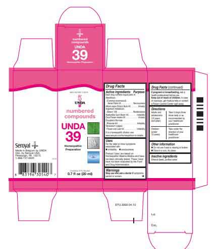 UNDA #39 Label