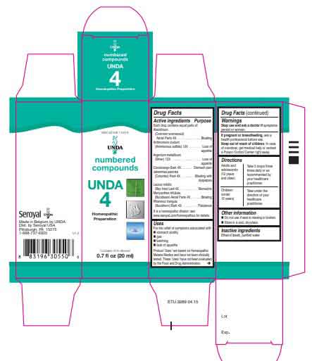 UNDA #4 Label