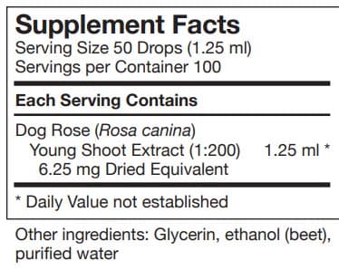 UNDA Rosa Canina Ingredients