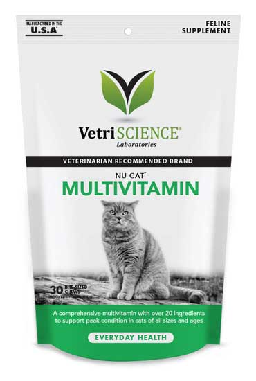 VetriScience Laboratories Nu Cat Multivitamin Chewable Tablets