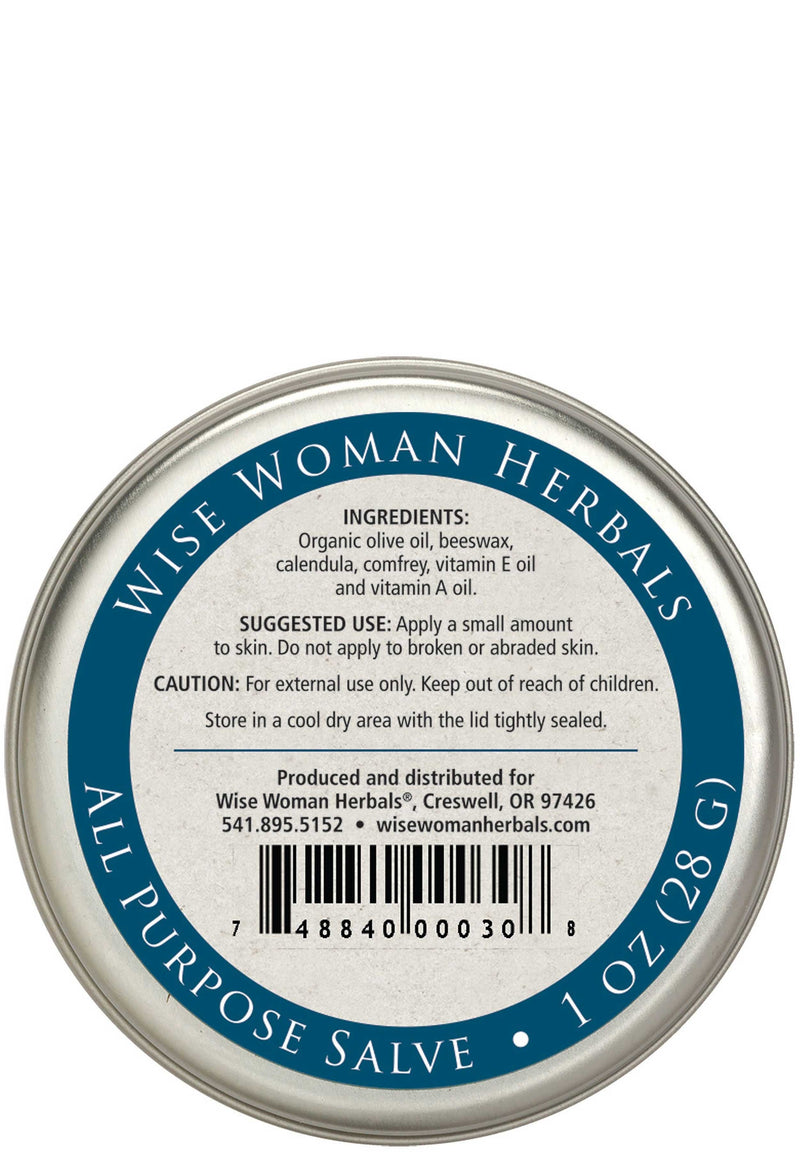 Wise Woman Herbals All Purpose Salve Ingredients