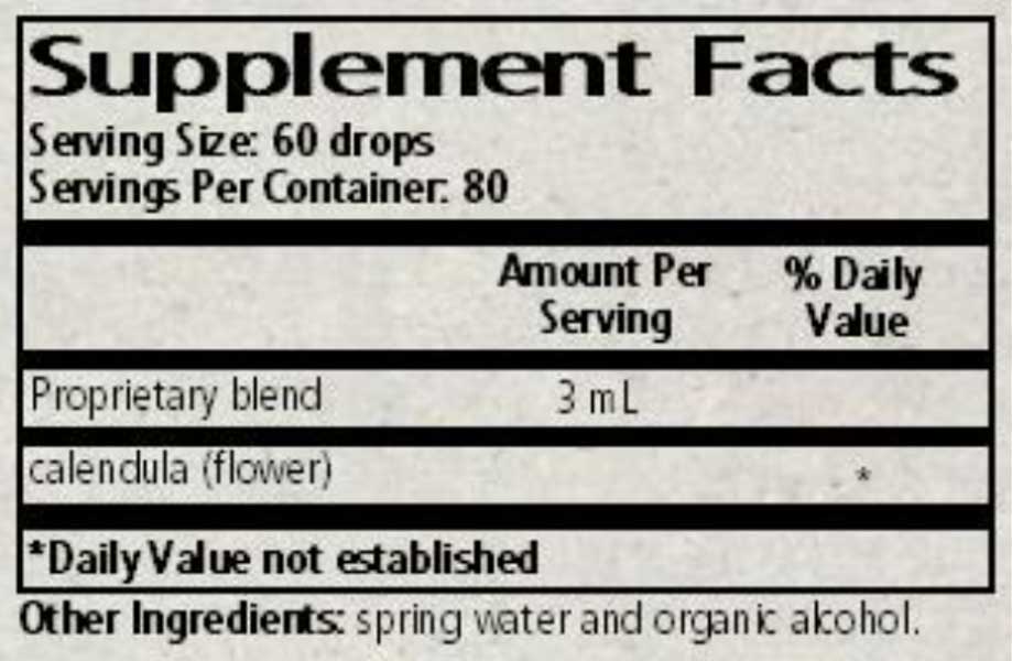 Wise Woman Herbals Calendula Officinalis (Succus) Ingredients
