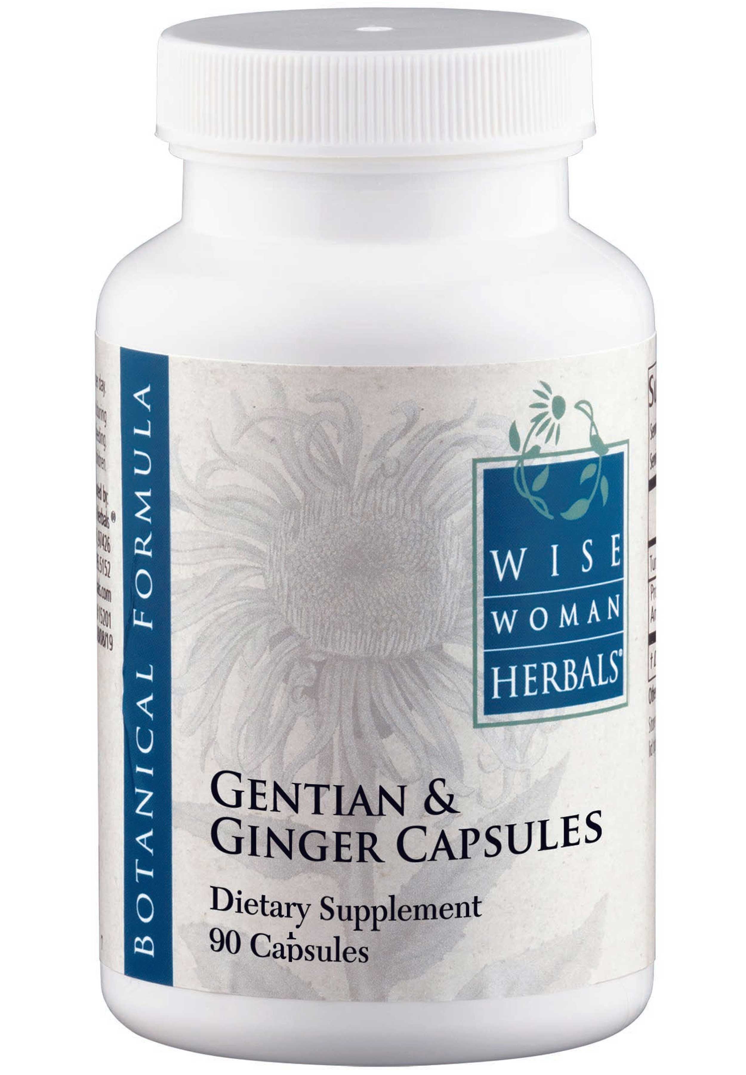 Wise Woman Herbals Gentian And Ginger Capsules