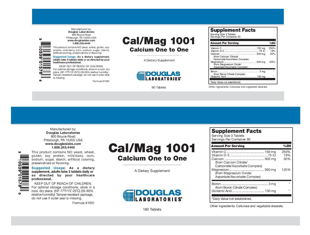 Douglas Laboratories Cal/Mag 1001