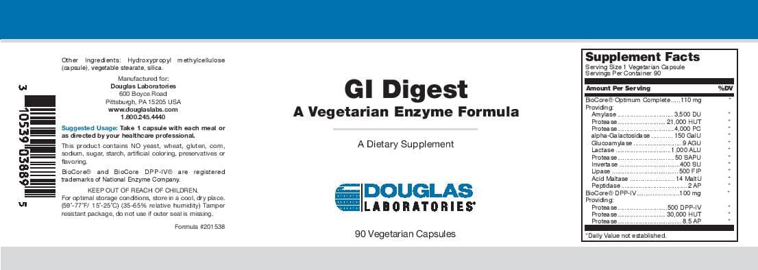 Douglas Laboratories GI Digest