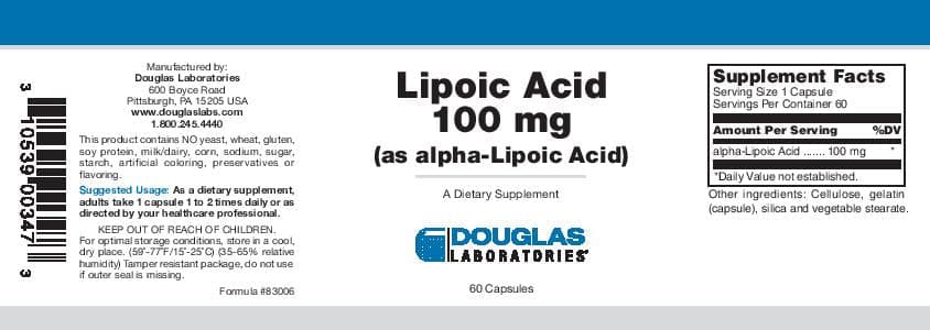 Douglas Laboratories Lipoic Acid
