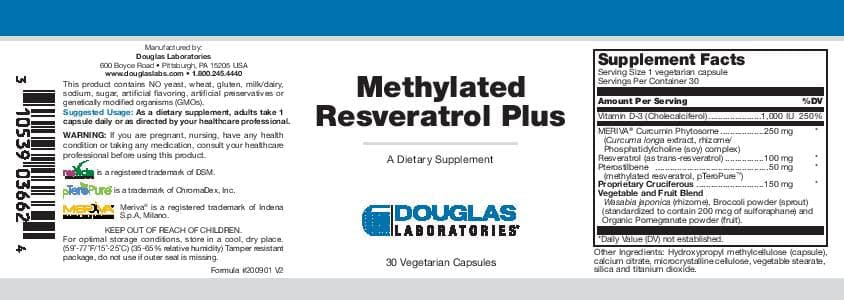 Douglas Laboratories Methylated Resveratrol Plus