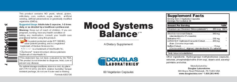 Douglas Laboratories Mood Systems Balance