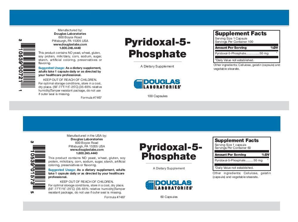 Douglas Laboratories Pyridoxal-5-Phosphate Label